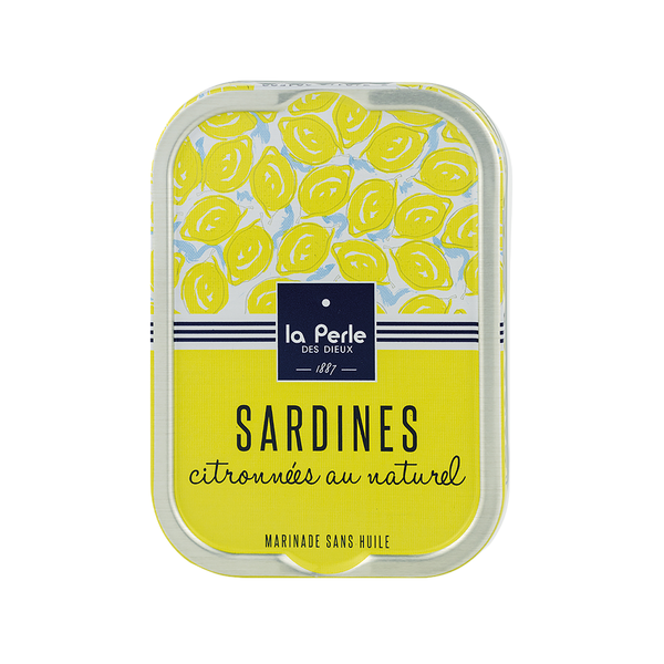 Coming Soon! La Perle des Dieux' Naturally Seasoned Organic Lemon Sardines