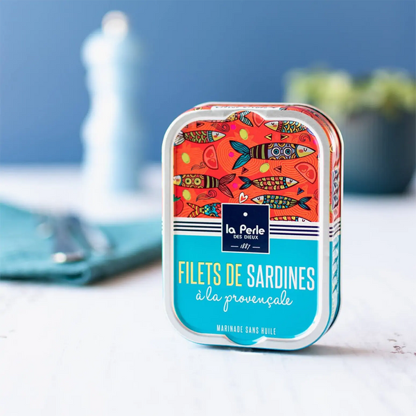 Coming Soon! La Perle des Dieux' Oil-Free Sardine Fillets Provençal Style