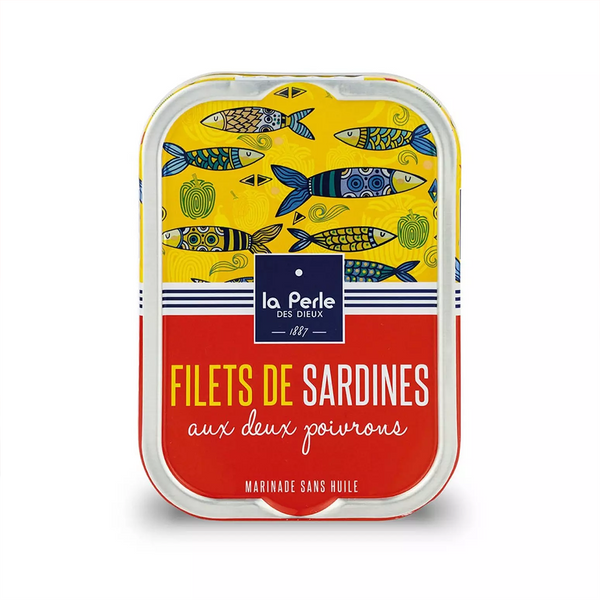 Coming Soon! La Perle des Dieux' Oil-Free Sardine Fillets w/ Two Peppers