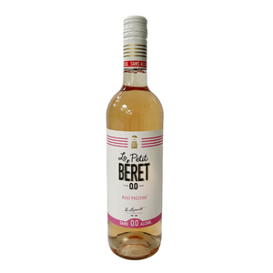 Bottle of Le Petit Béret's Alcohol-Free Prestige Rosé
