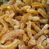 Bulk of Corsiglia's sugared orange peels.