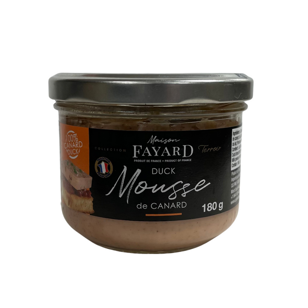 Jar of 100% duck mousse