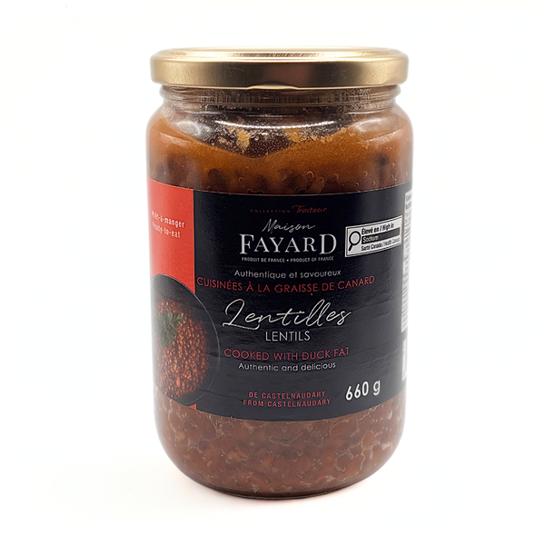 NEW! Maison Fayard's Lentils Cooked w/ Duck Fat