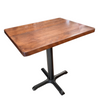 Solid Oak Tables w/ Adjustable Stands