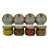 2 sets of 4 Fallot's assorted mini-mustards