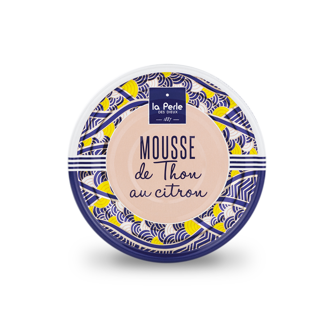 Tin of tuna &amp; lemon mousse