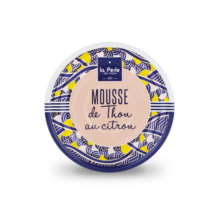Tin of tuna &amp; lemon mousse