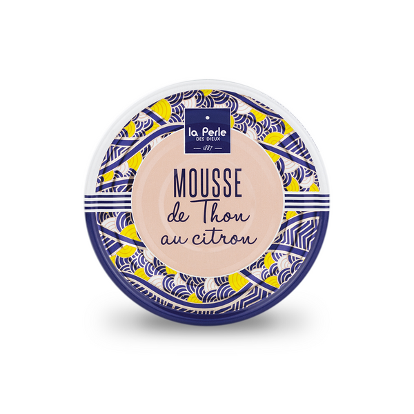 Tin of tuna & lemon mousse