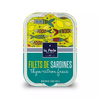 Tin of sardines with thyme and fresh lemon
