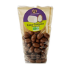Bag of Adam's Organic Marshmallow coated w/ Milk Chocolate. Gluten-free, nut-free treat. Net weight: 150g