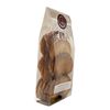 Side view of bag of pure butter palmiers