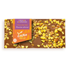 One bar with passion fruit and apricot on a milk chocolate base