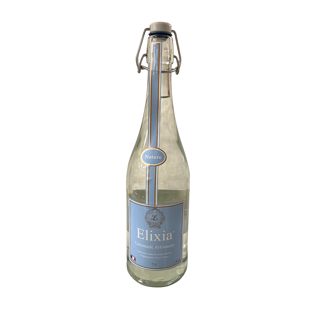 Bottle of Elixia plain lemonade, 75cl