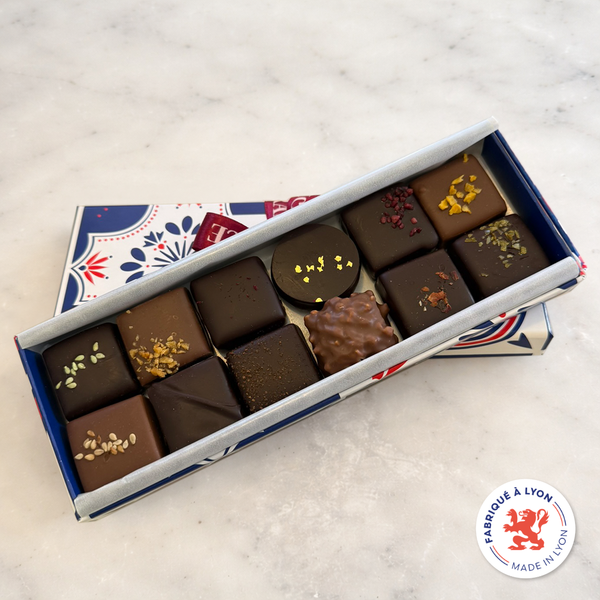 Prestigious Boxes Filled with 12 of Voisin's Assorted Chocolates - Mexico Collection