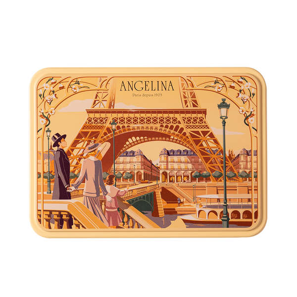 Angelina's emblematic collector tin. Net weight: 70g
