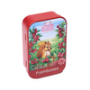 CDHV's raspberry 100% natural frosted candies in collector tin. Net weight: 70g