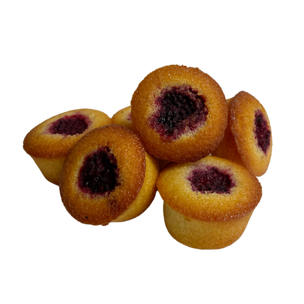 Back soon! Pure Butter Raspberry Financiers