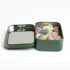 CDHV's résine des Vosges 100% natural frosted candies in opened collector tin. Net weight: 70g