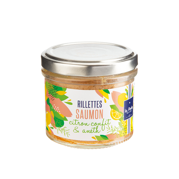 La Perle des Dieux' Salmon Rillettes w/ Candied Lemon & Dill