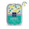 Tin of sardines with organic seeweed and capers