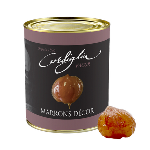 Corsiglia's Decorative Candied Chestnuts in Syrup 4/4