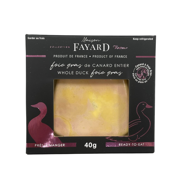 Maison Fayard's Whole Goose & Duck Foie Gras