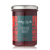 Original! Favols' strawberry & wild strawberry jam comes in a jar. Net weight 270g. Contains cane sugar.