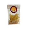 Bag of sugared ginger peel. Net weight: 100g