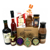 Items included in Sweet & Savoury Delicacies Gift Basket 
