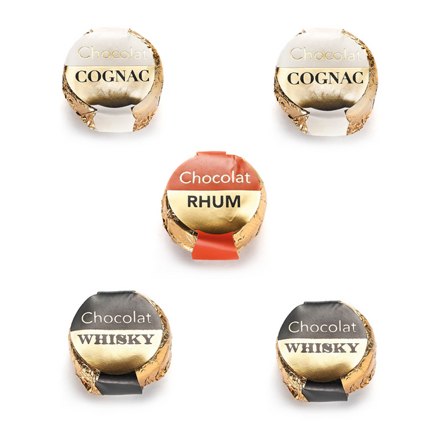 Five alcohol chocolates