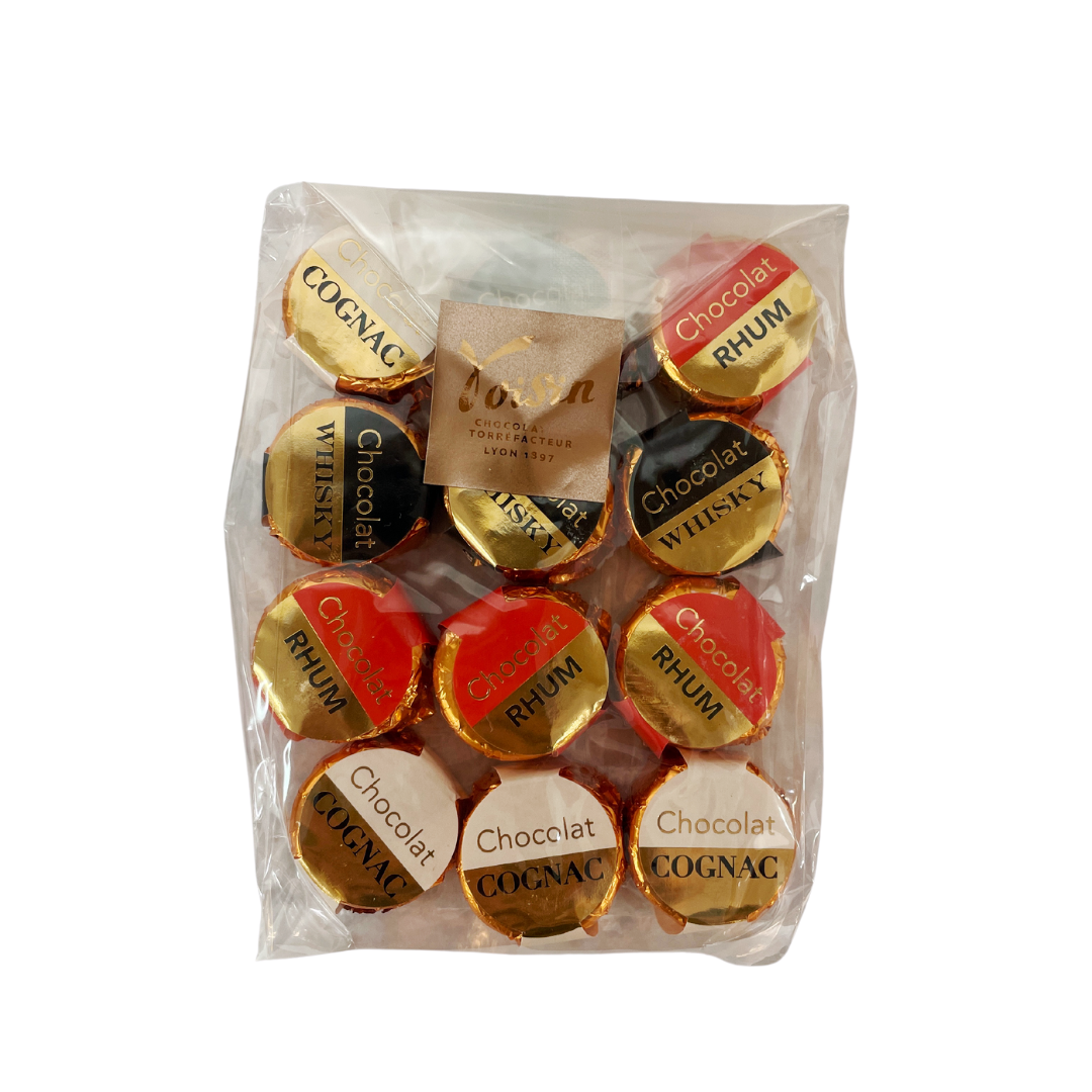 Bag of 12 chocolates w/ Alcohol