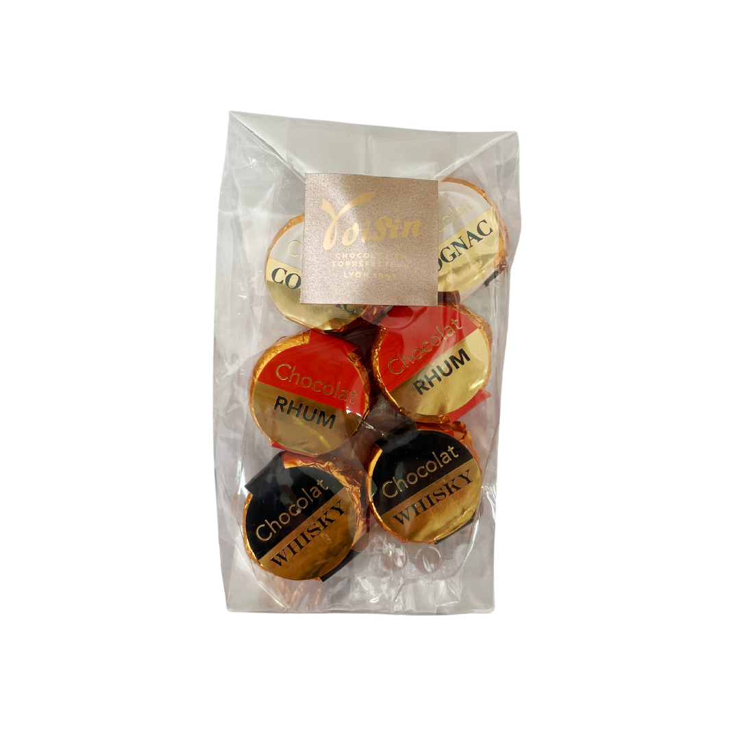 Bag of 6 chocolates w/ Alcohol