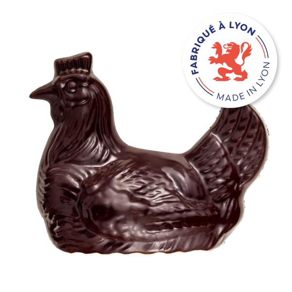 Voisin's Easter Chocolate Chicken Stuffed w/Easter Eggs & Friture