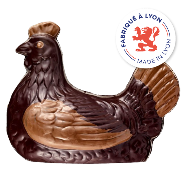 Voisin's Giant Easter Chocolate Chicken Stuffed w/Easter Eggs & Friture