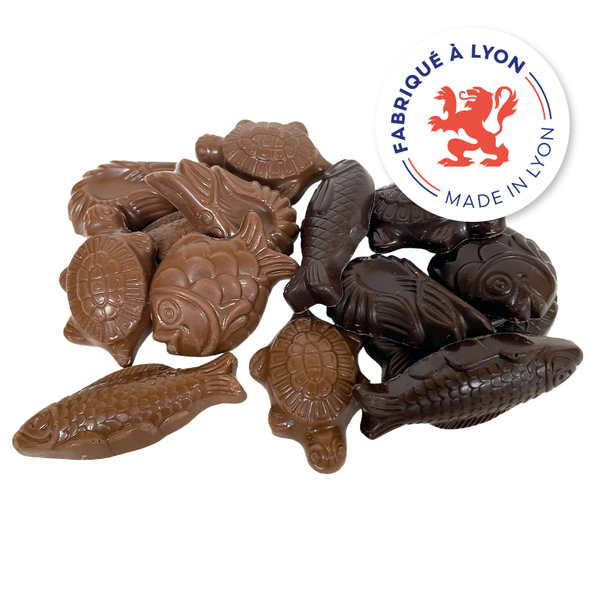 Voisin's Milk & Dark Solid Chocolate Easter "Friture"