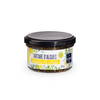 Jar of shallots and lemon seaweed tartare