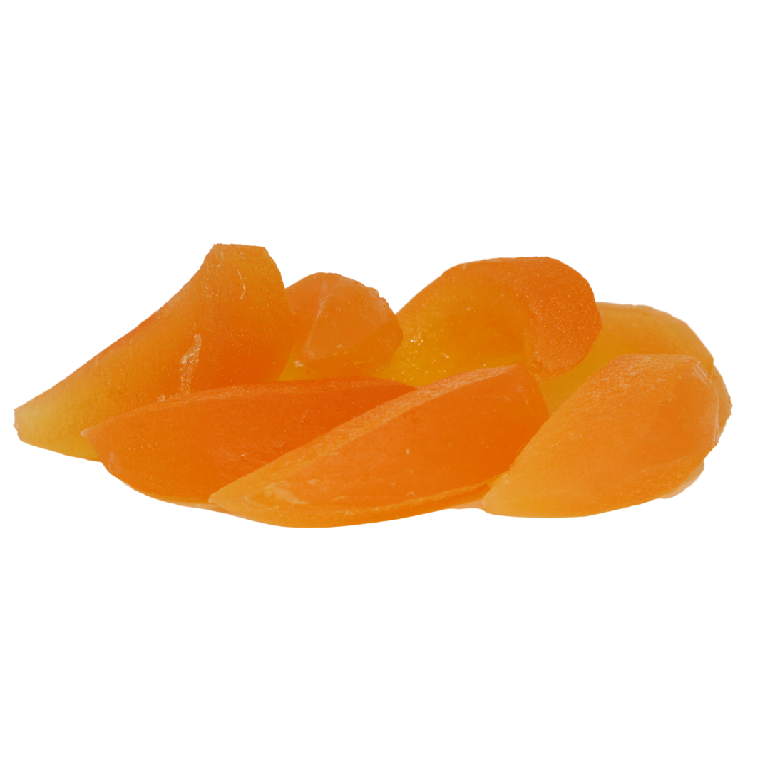 Léonard Parli's candied melon slices. Not too sweet! Just delightful!