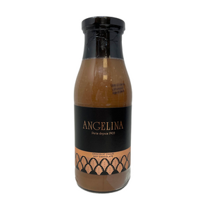 Small bottle of Angelina's hot chocolate