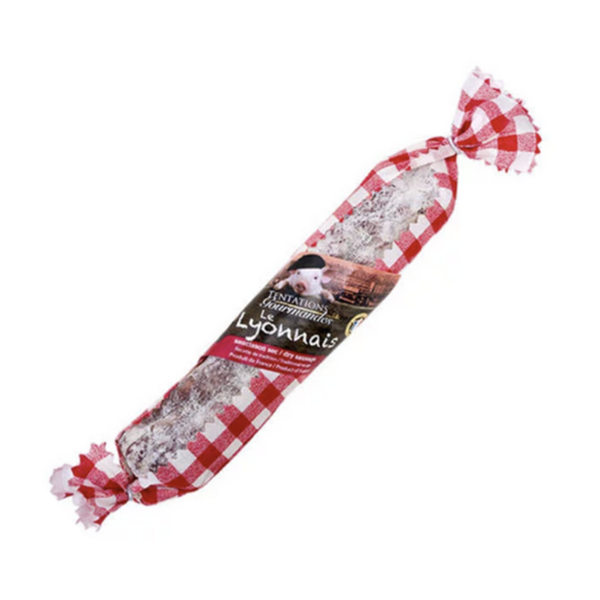 Maison Fayard's dry sausage Le Lyonnais. Net weight: 250g